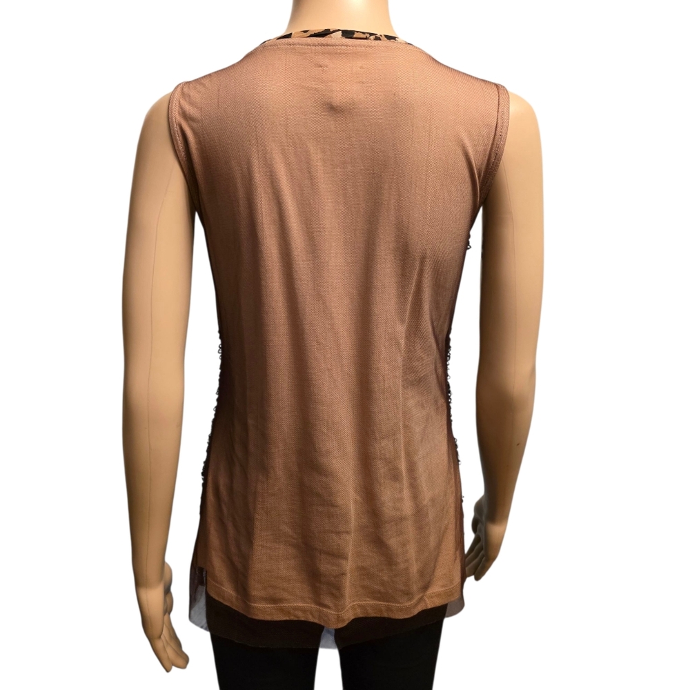 Chico's Leopard Print Neckline Sequin Sleeveless … - image 4